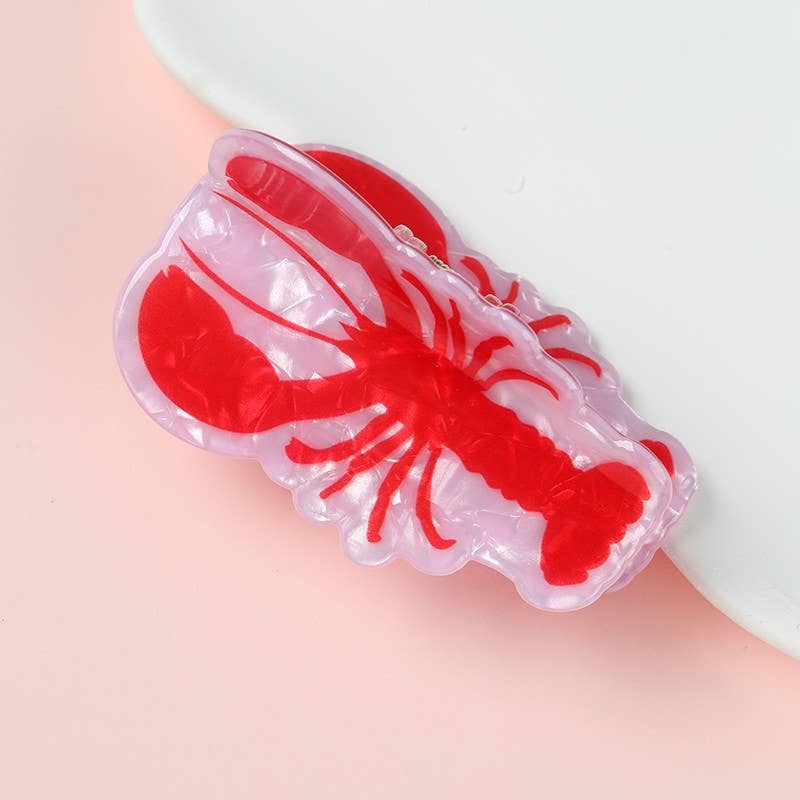 Coastal Sea Life Hair Claw Clips