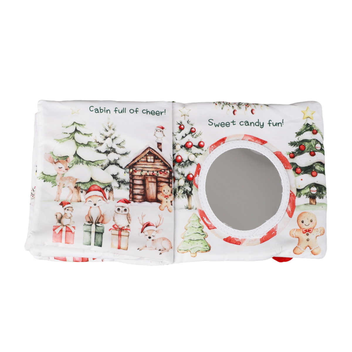Christmas Friends Crinkle Cloth Book for Babies