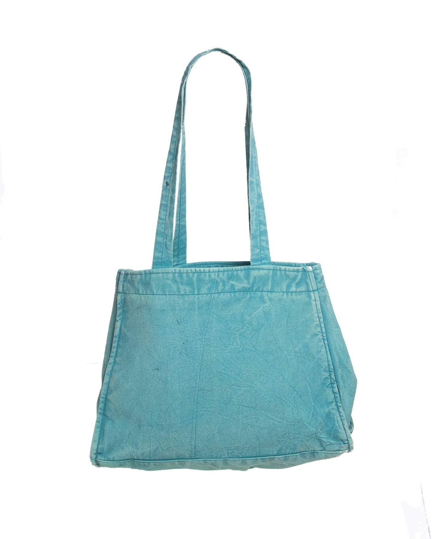 Large Embroidered Tote Bag with Embroidered Flower Design