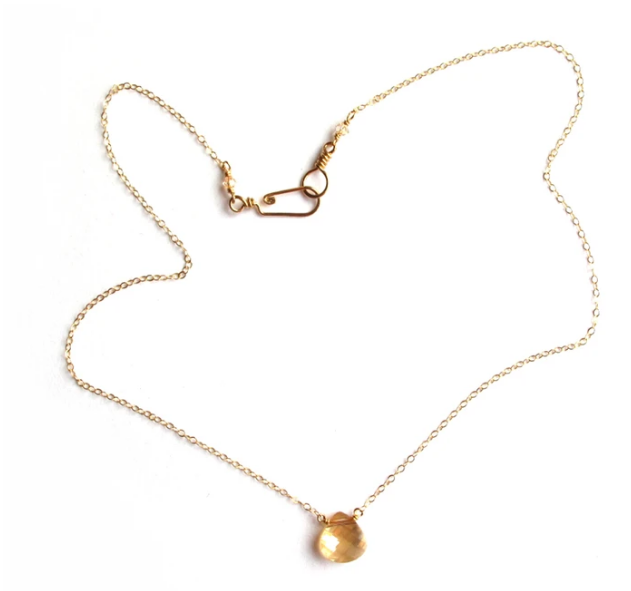 Mini Swarovski Crystal Drop Necklace