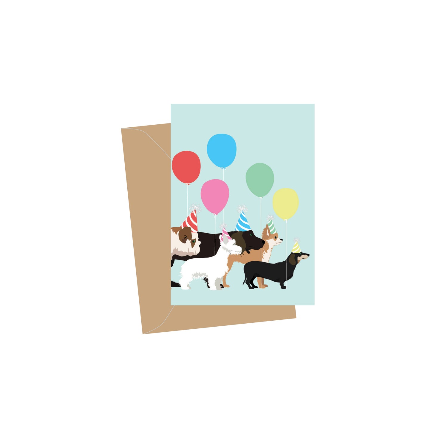 Mini Birthday Dogwalk Card