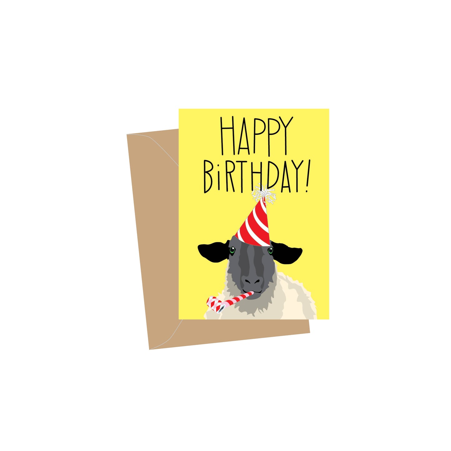 Mini Birthday Sheep Card
