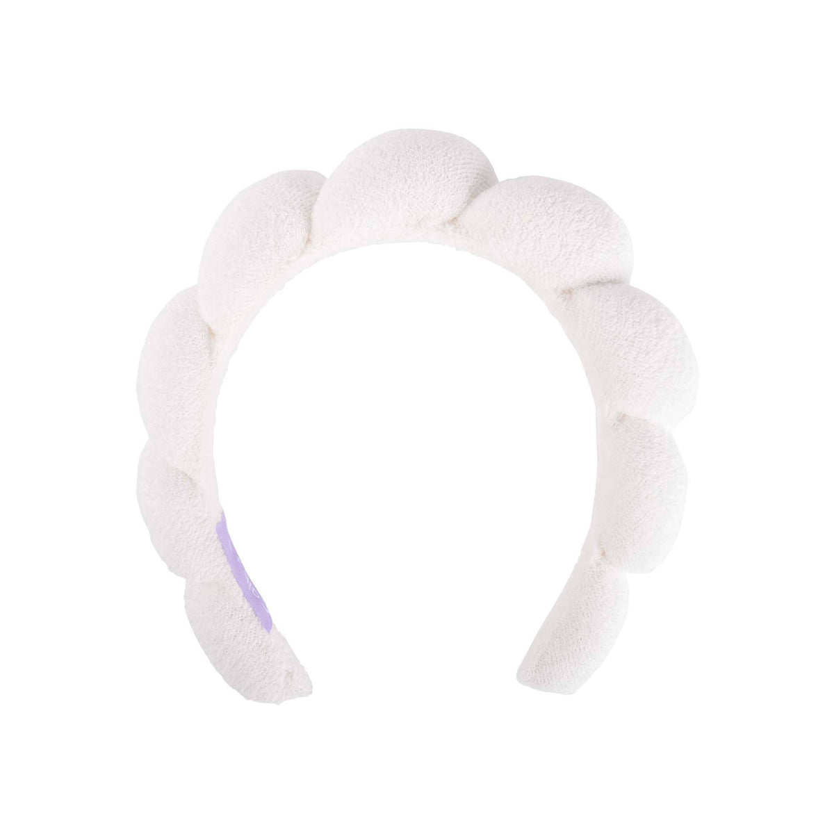Plush Spa Headband - White
