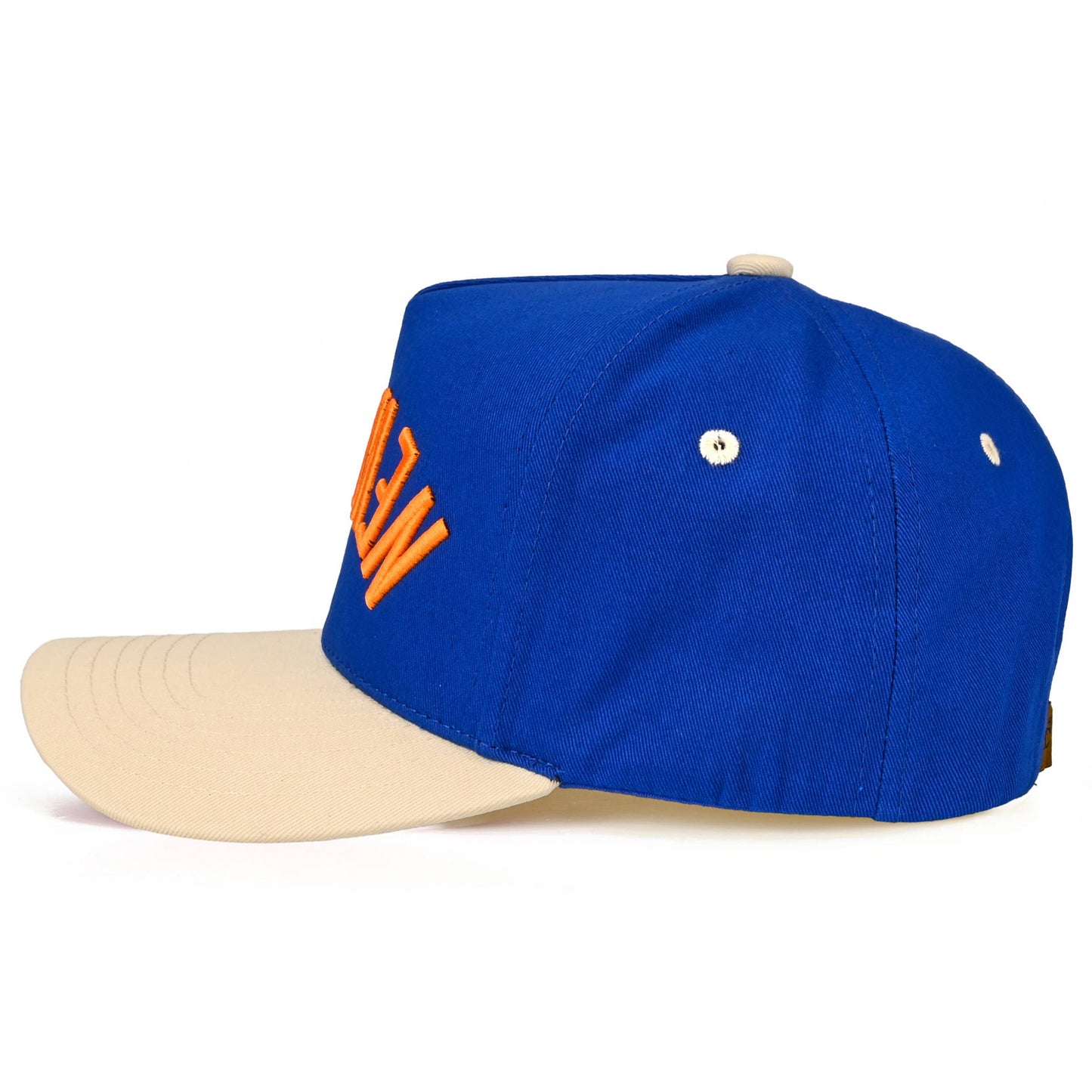 NEW YORK Embroidered Letter Two Tone Trucker Hat