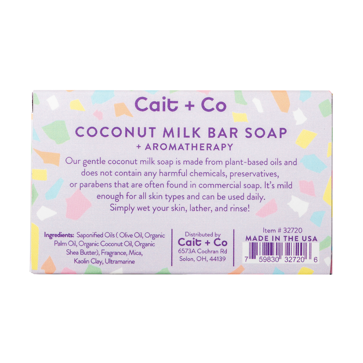 Amethyst Coconut Milk Bar Soap