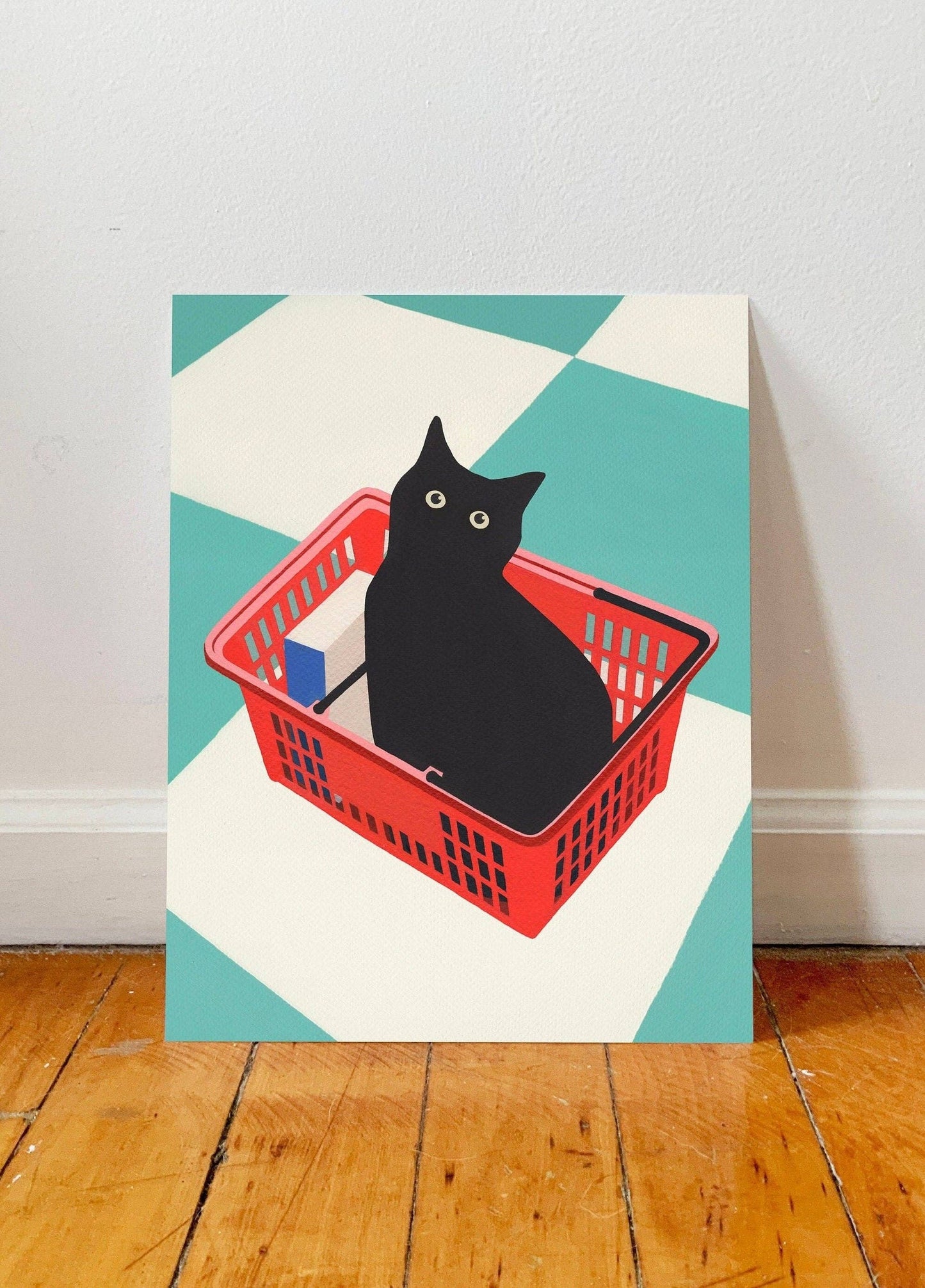 Black Cat Art Print