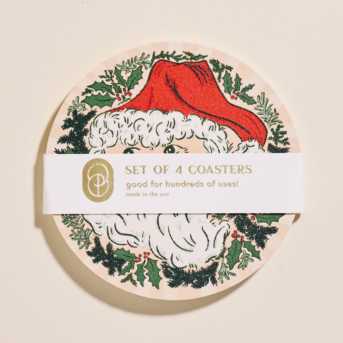 santa coasters