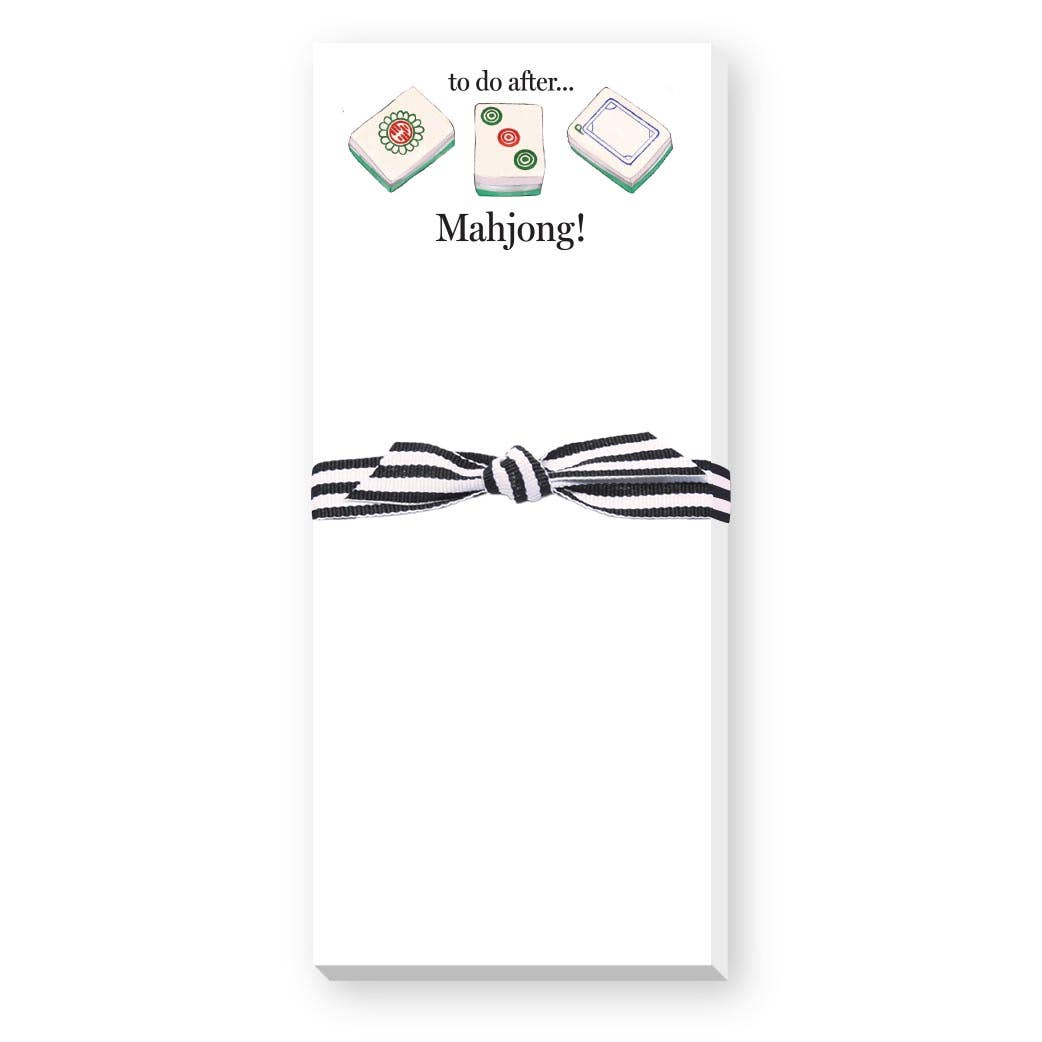 skinny mahjong notepad w tiles 