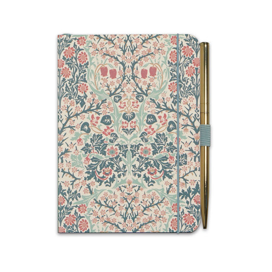 Stationery Gift Set with notebook and pen. Floral design.