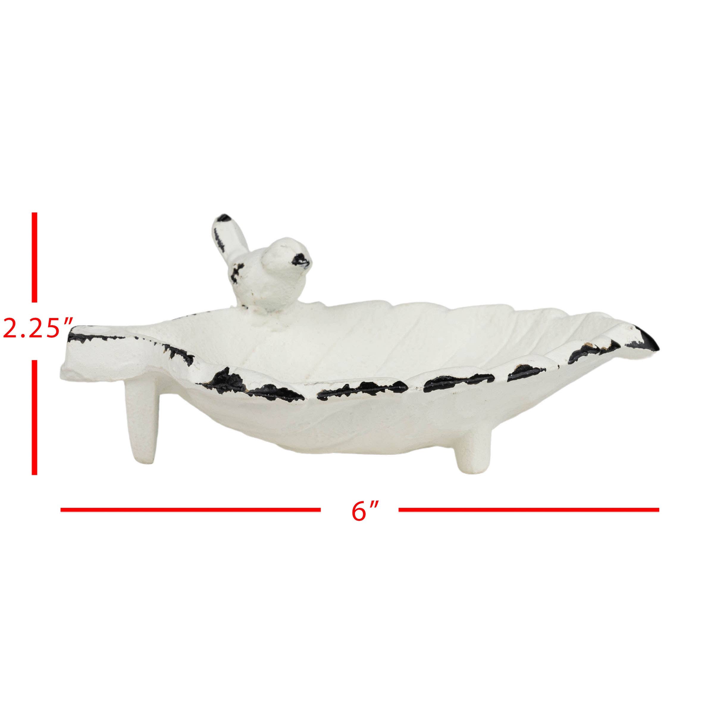 Bird on a Leaf Jewelry Trinket Tray