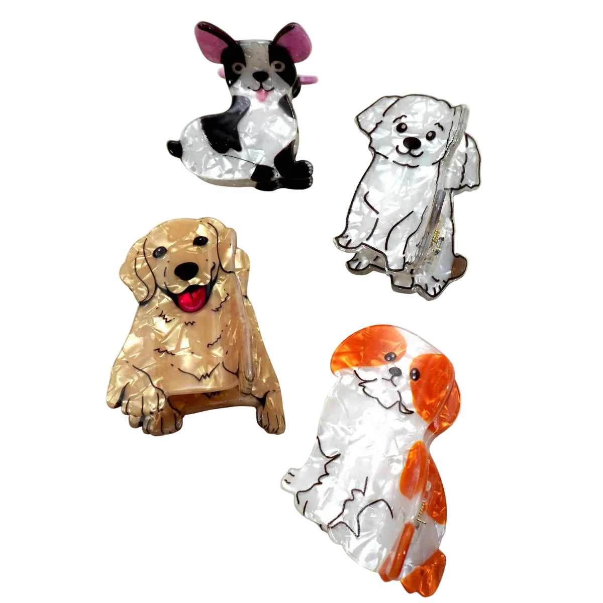 dog hair clips 