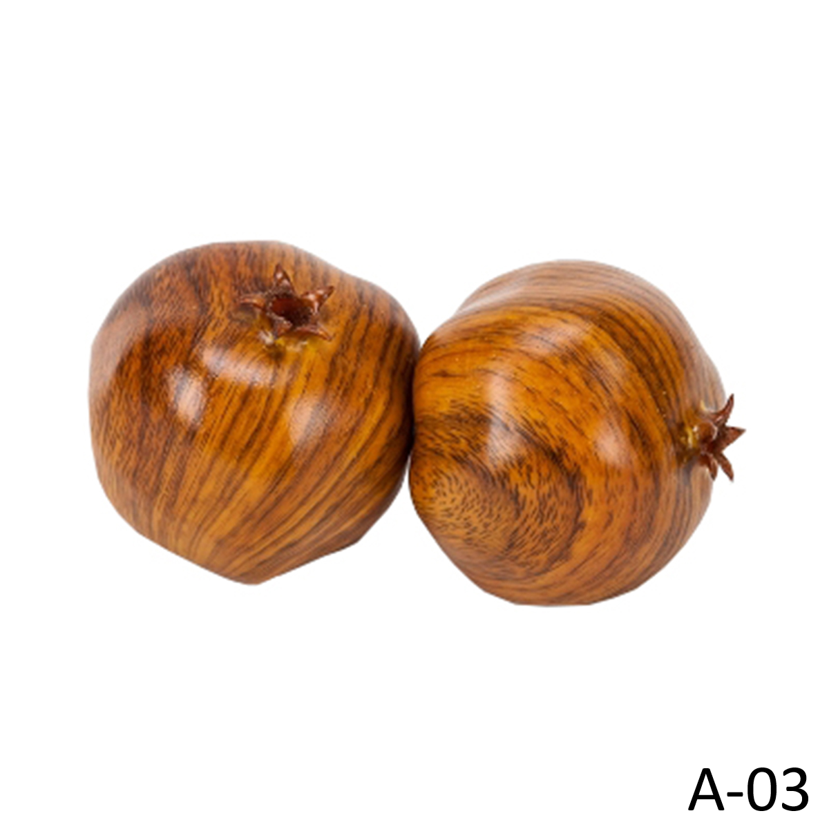 Faux Pomegranate Decorative Fruit