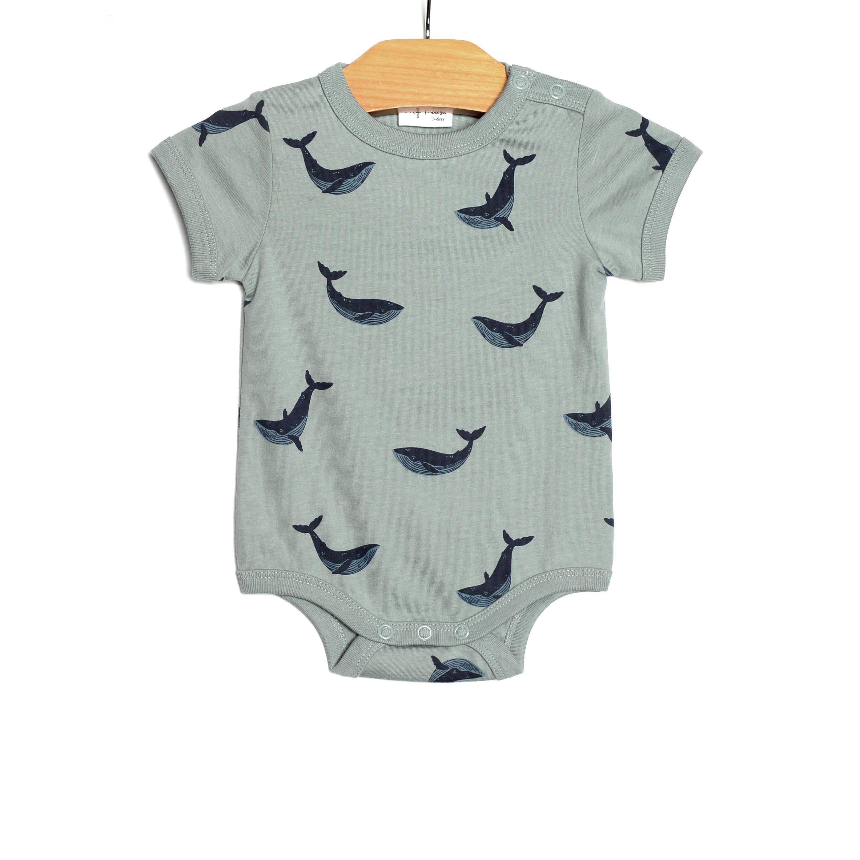 Baby Blue Whales Bodysuit