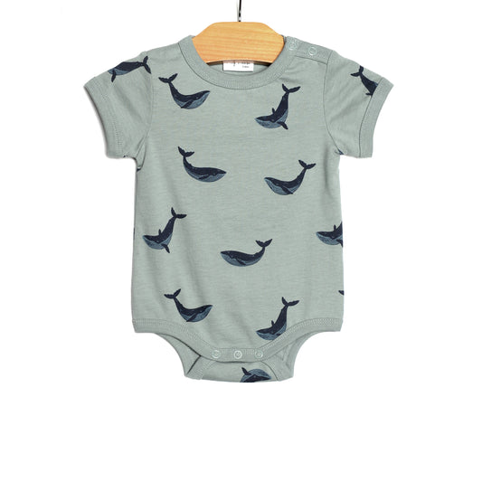 Baby Blue Whales Bodysuit