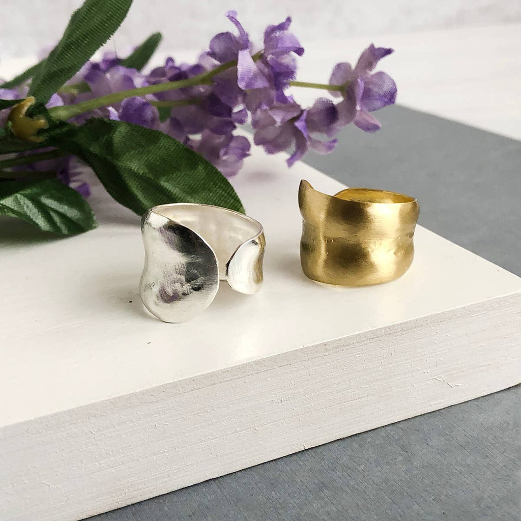 Sculptural Wrap Ring - Gold