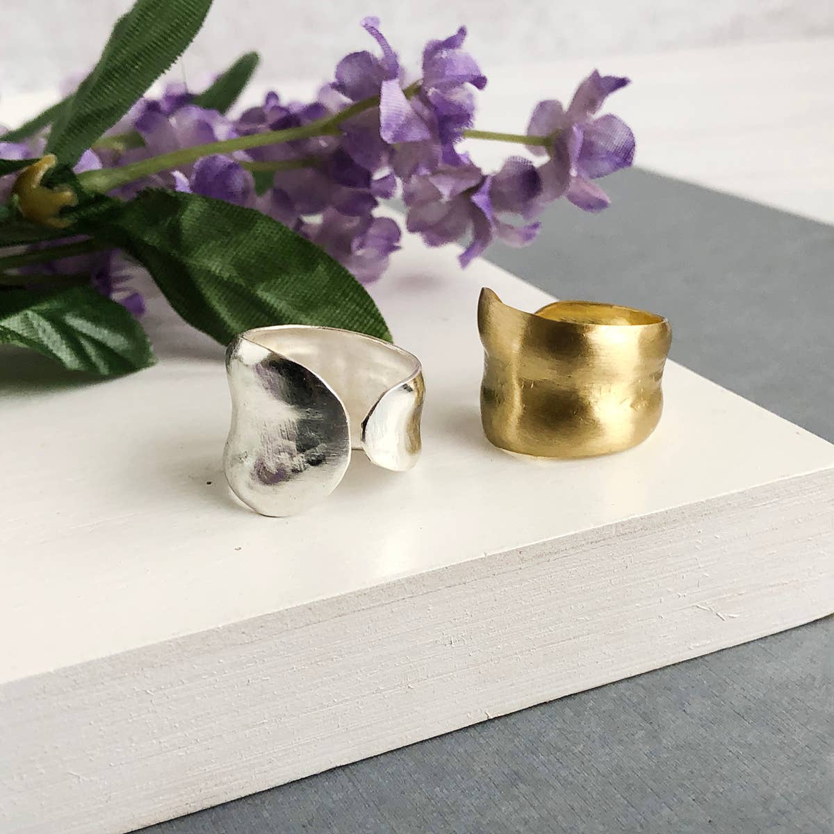 Sculptural Wrap Ring - Gold