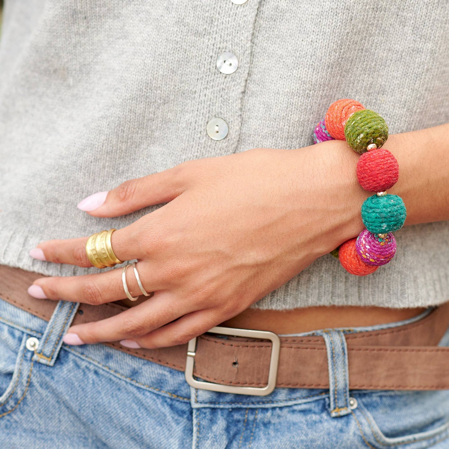 Open Arc Ring - Gold