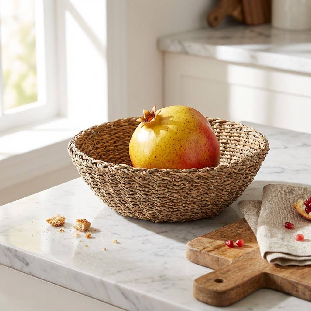 Faux Pomegranate Decorative Fruit