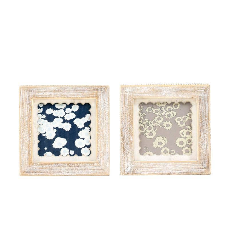 5x5 Wood Frame Sign (DAISIES)
