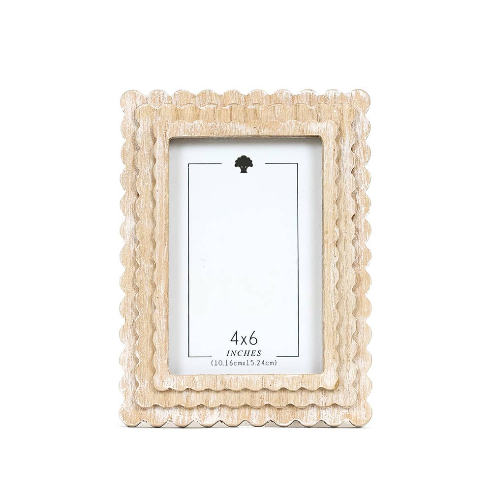 natural wood frame