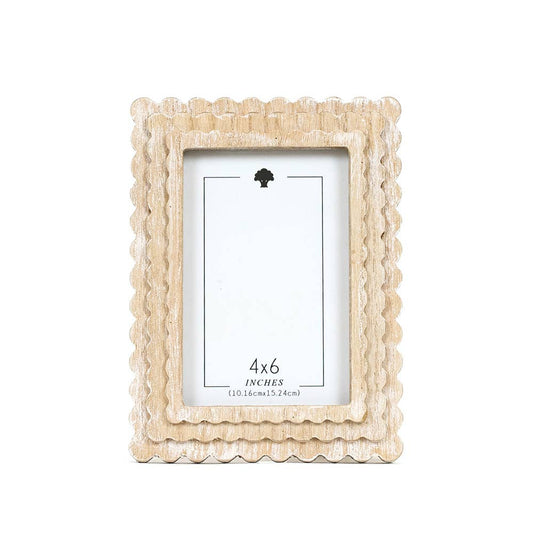 natural wood frame