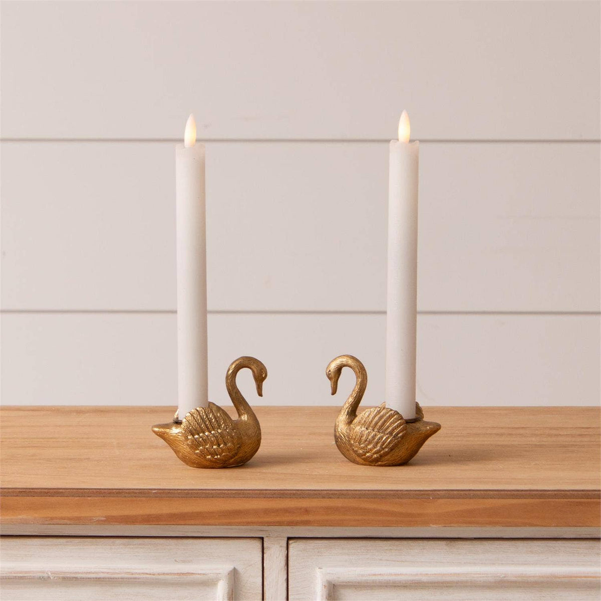swan taper holders 