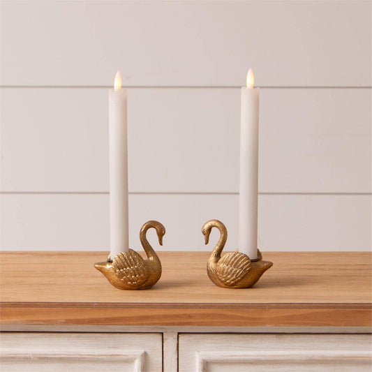 swan taper holders 