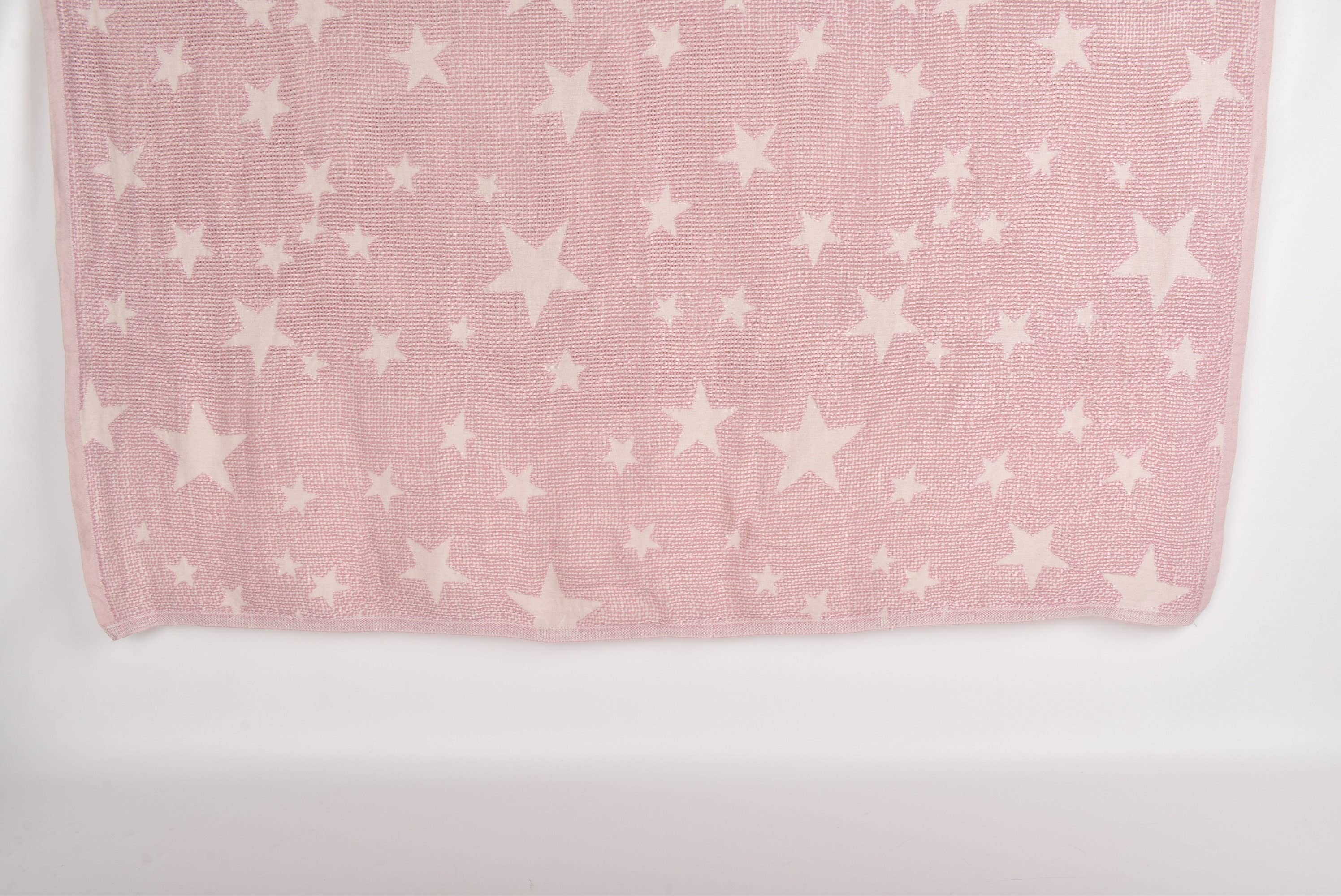 Baby Blanket, Cozy Turkish Throw Blanket, Pink Baby Throw