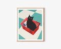 Black Cat Art Print
