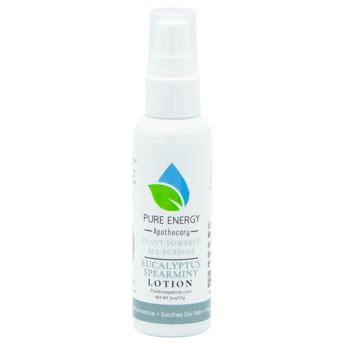 Natural All Purpose Lotion 2 oz (Eucalyptus & Spearmint)