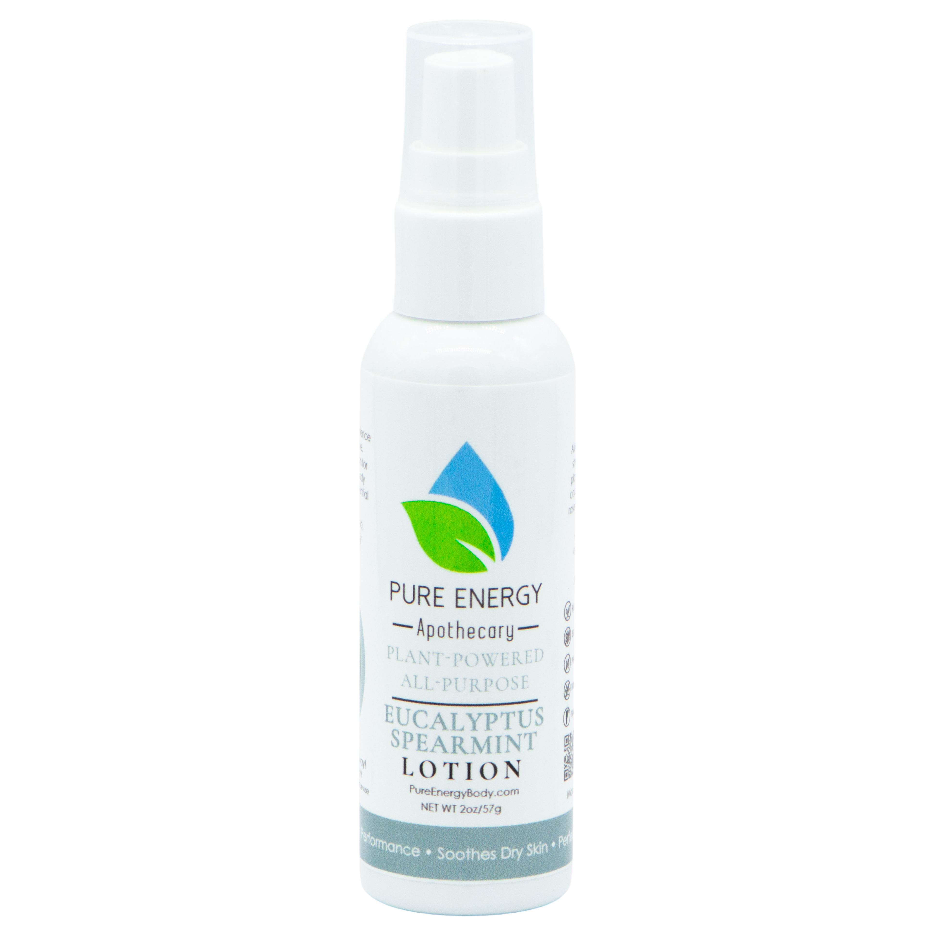 Natural All Purpose Lotion 2 oz (Eucalyptus & Spearmint)