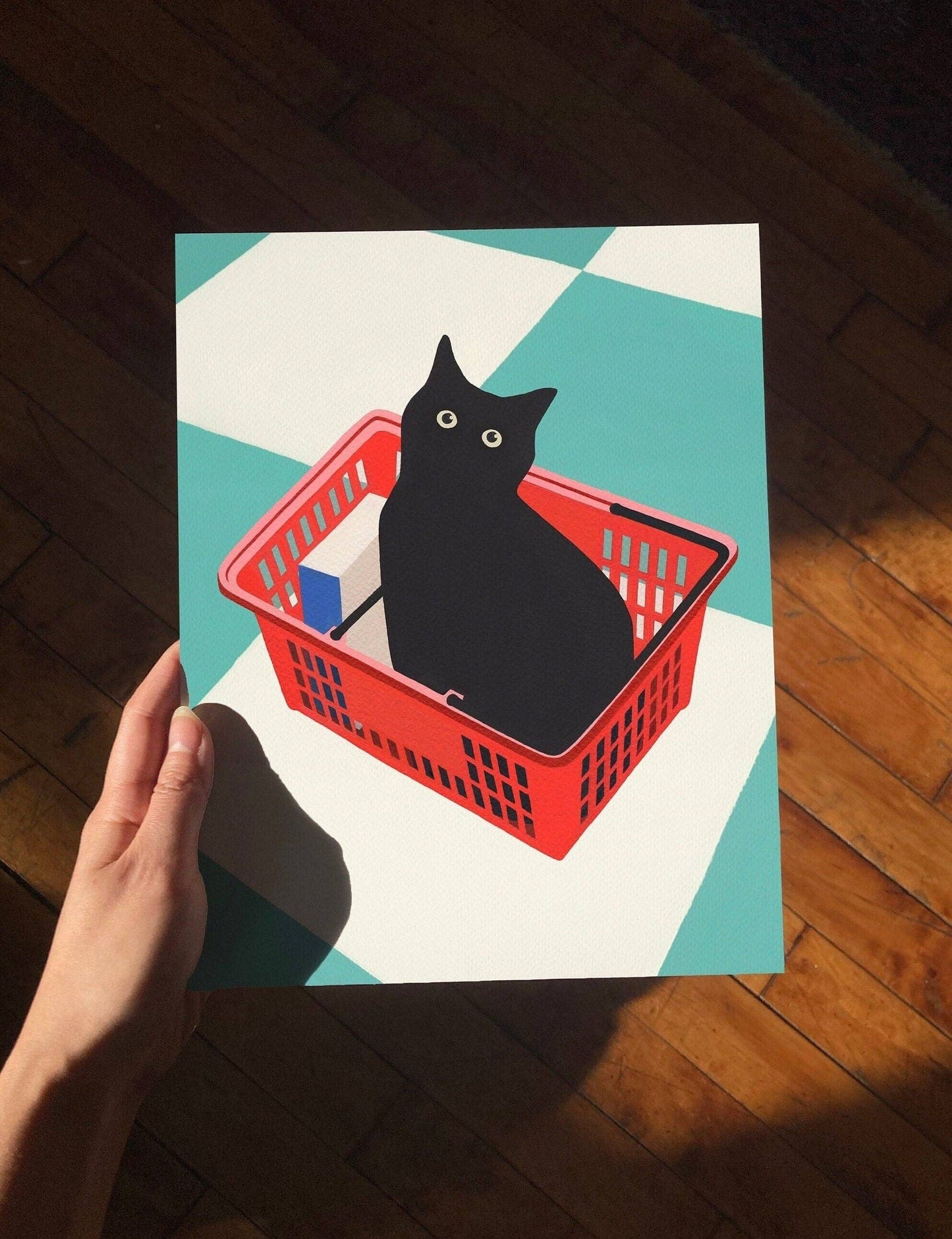 Black Cat Art Print