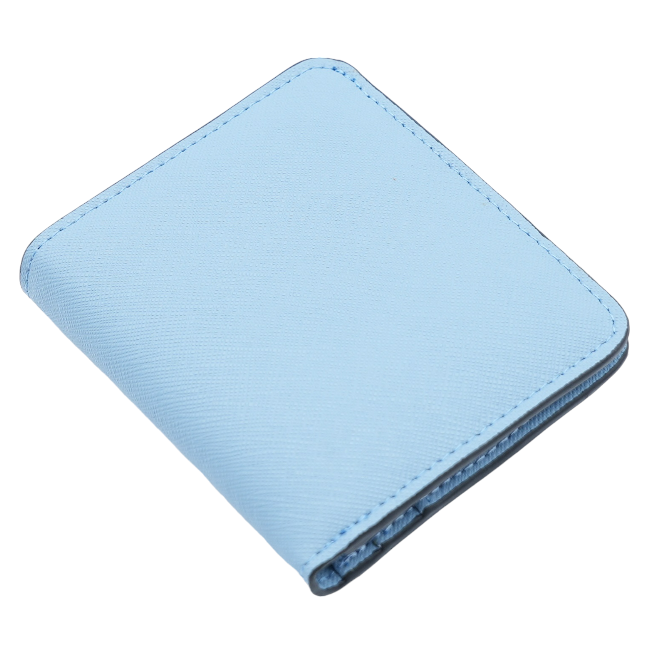 Women's Small Compact Bifold Luxury Wallet With Window ID