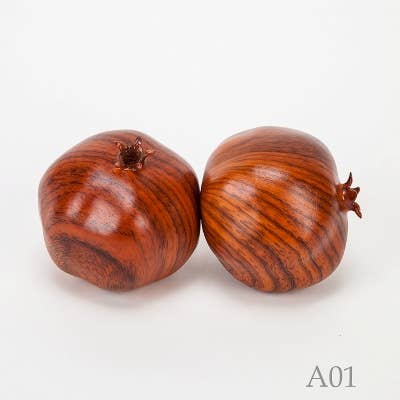 Faux Pomegranate Decorative Fruit