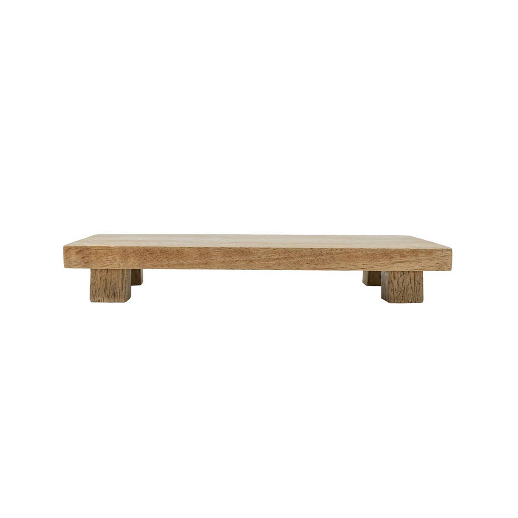 Hazel Wood Small Tray With Feet