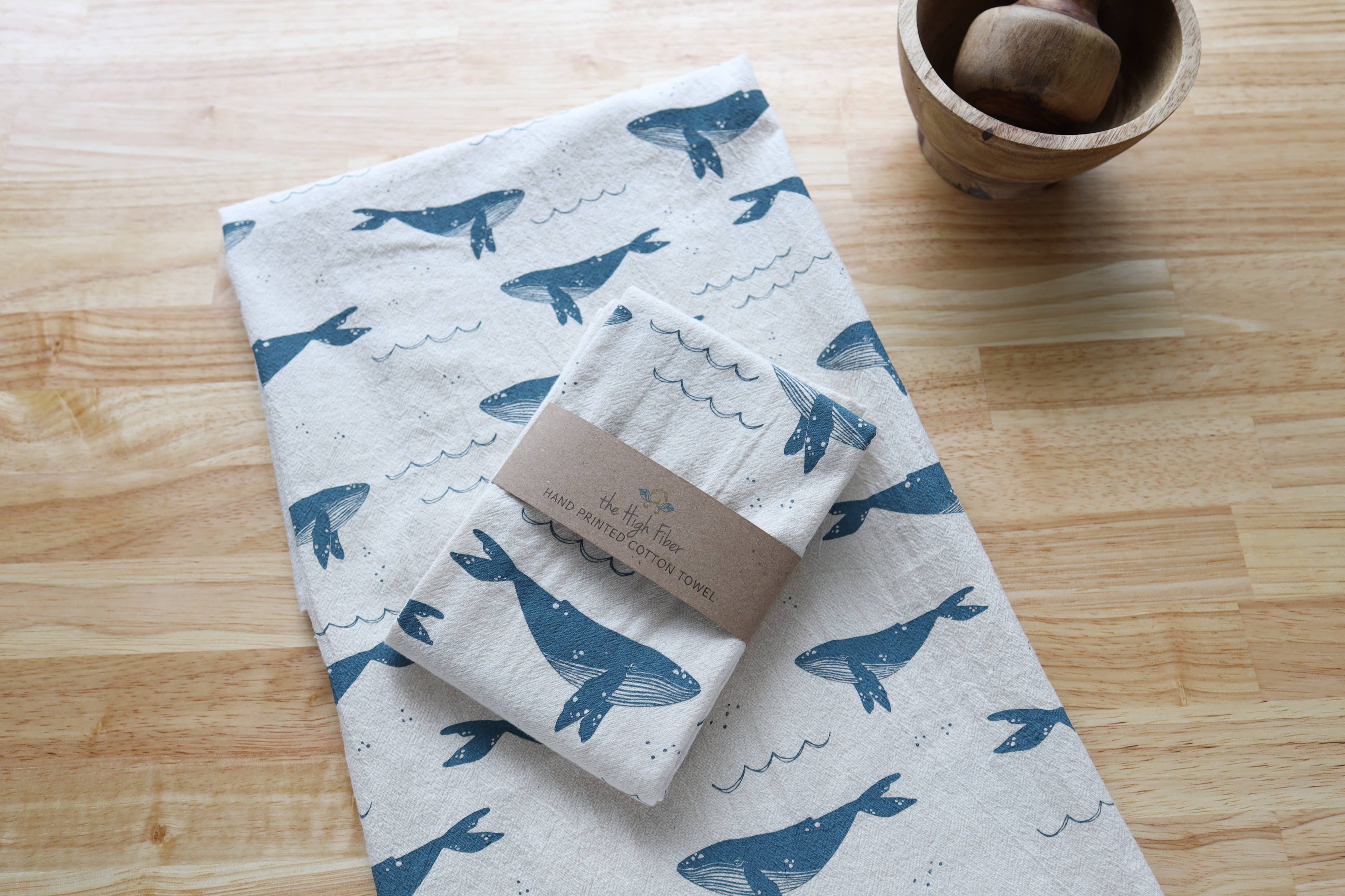 Whale Kitchen Towel