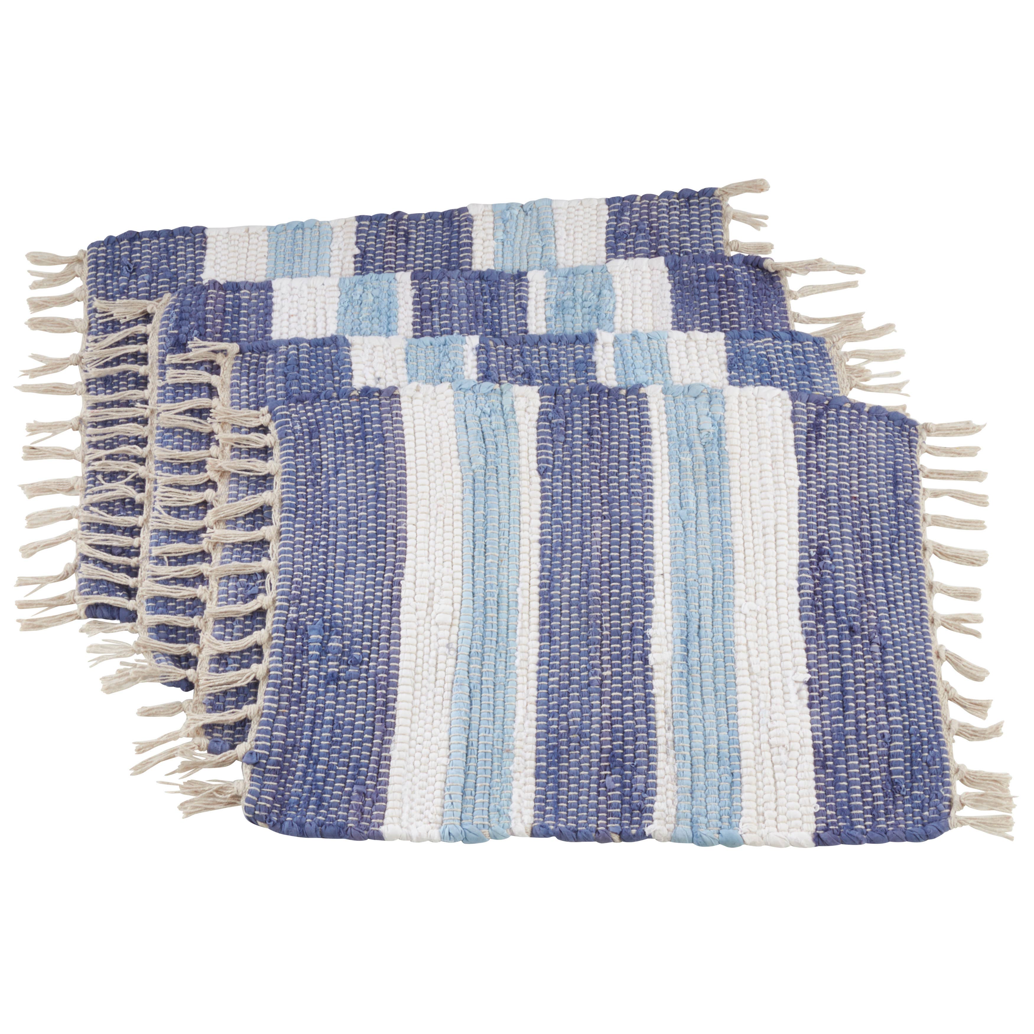Striped Chindi Placemat