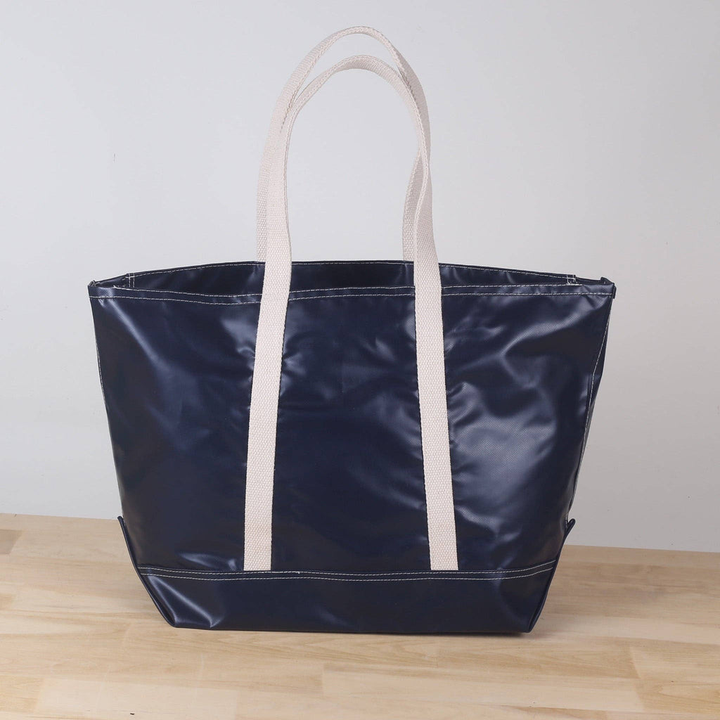 Big Sur Splash Tote: Navy / 22"W x 14"H x 8" D