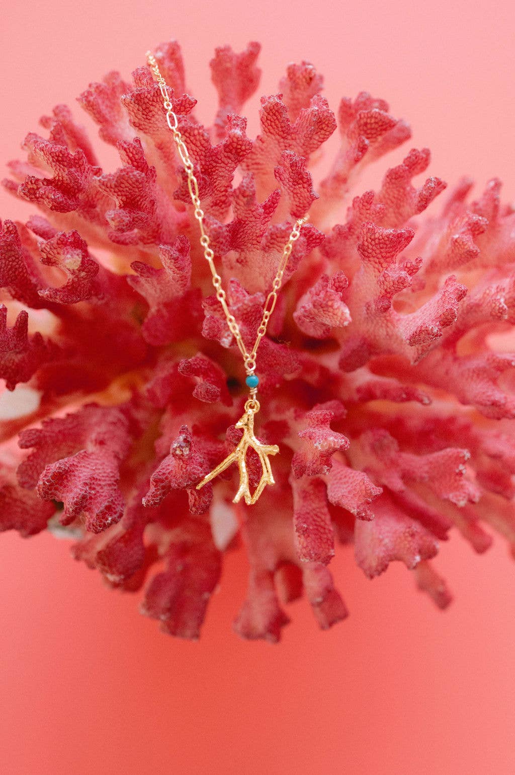 Coral and Turquoise Necklace