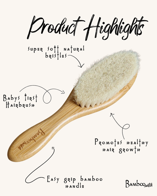 Bamboo Baby Hairbrush | Bestseller