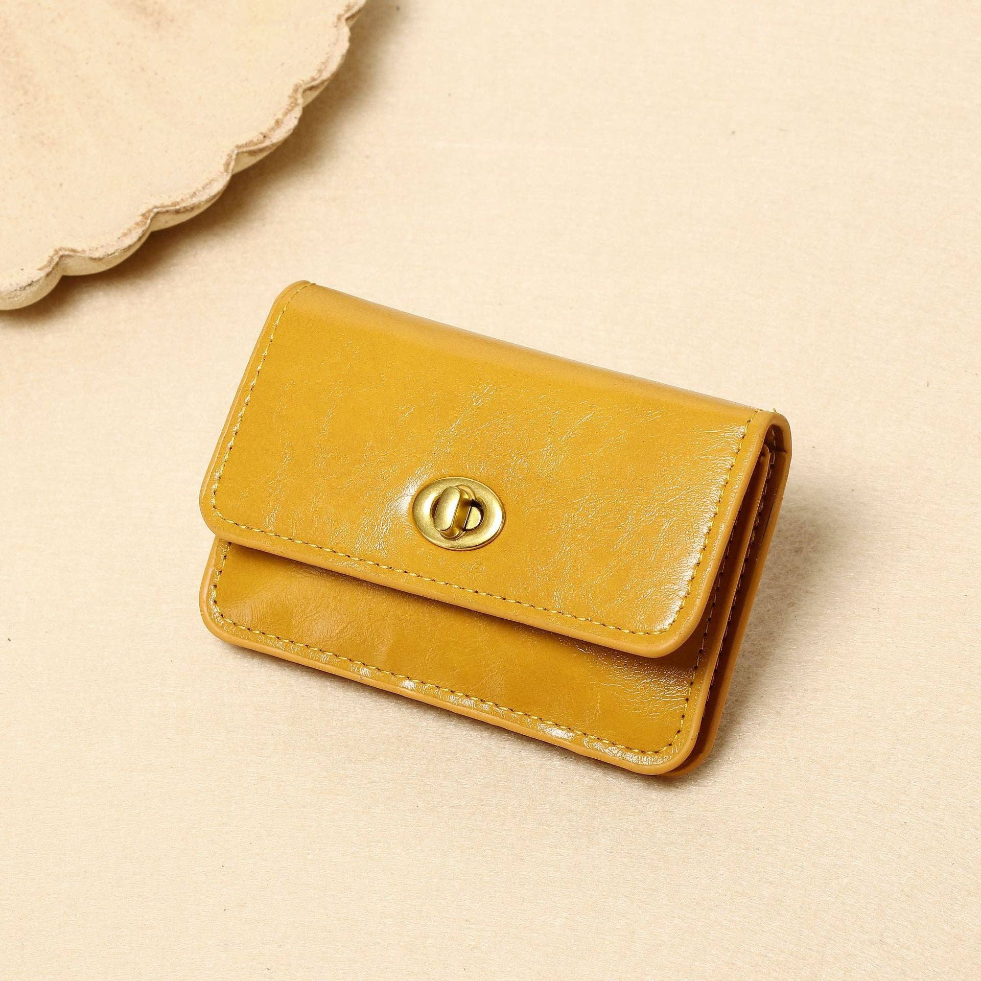 Vintage Solid Color Card Cases Wallets DP25C652
