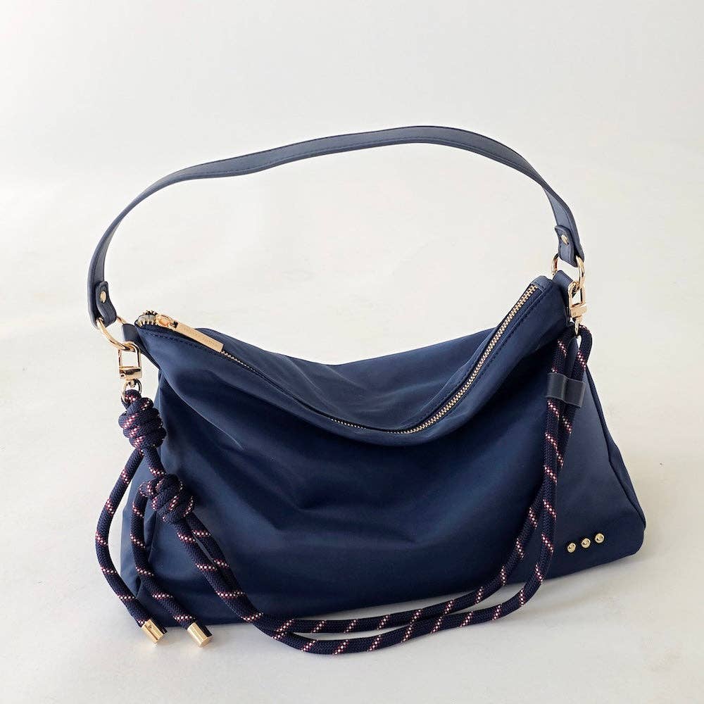 Nylon Slouchy Shoulder Bag