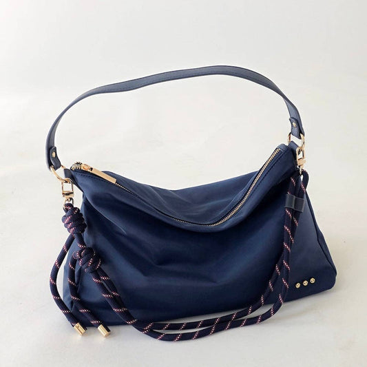 Nylon Slouchy Shoulder Bag