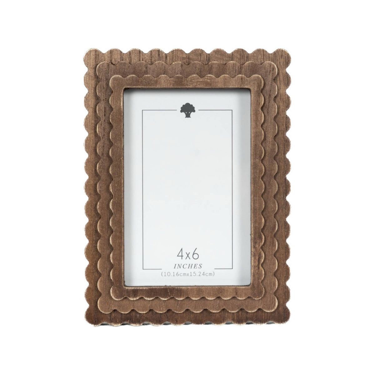 brown wood frame
