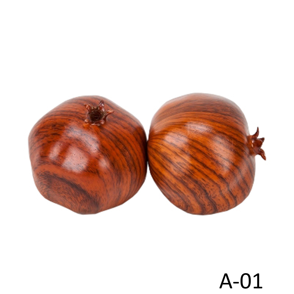 Faux Pomegranate Decorative Fruit