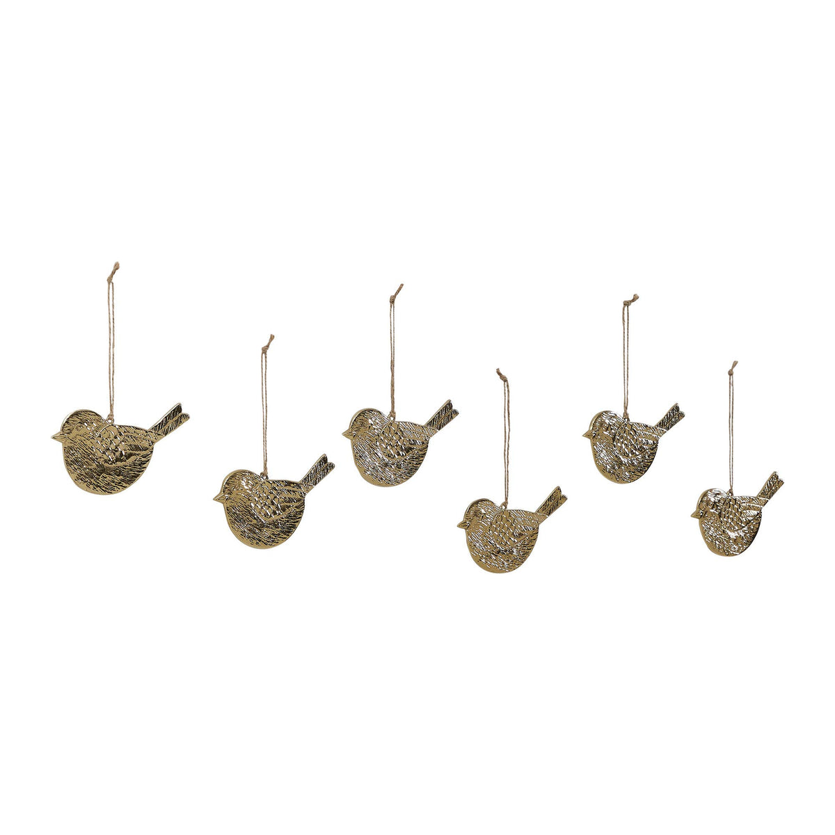 Golden Finch Metal Ornament