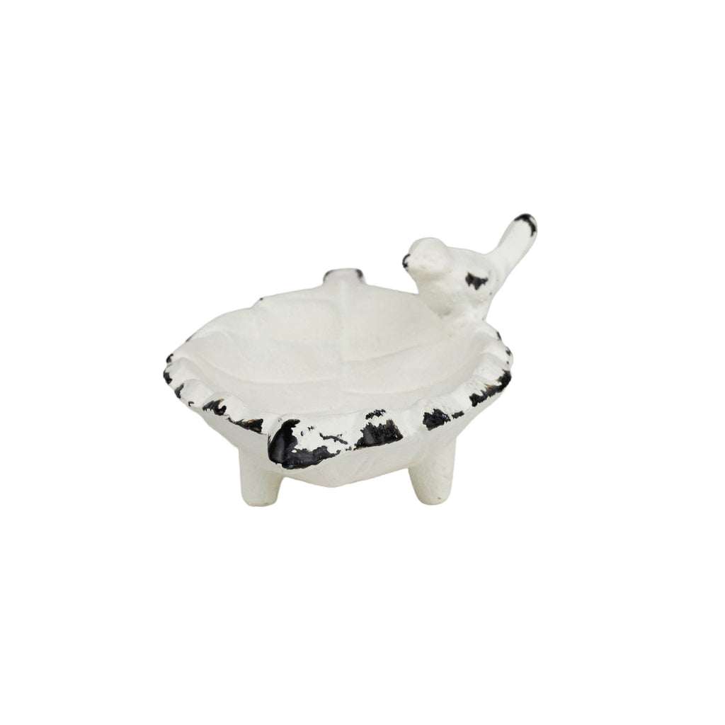 Bird on a Leaf Jewelry Trinket Tray