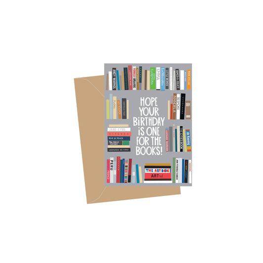Mini Birthday Bookshelves Card