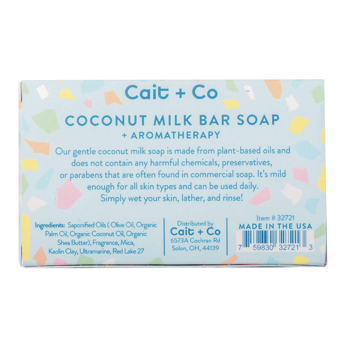 Sapphire Coconut Milk Bar Soap