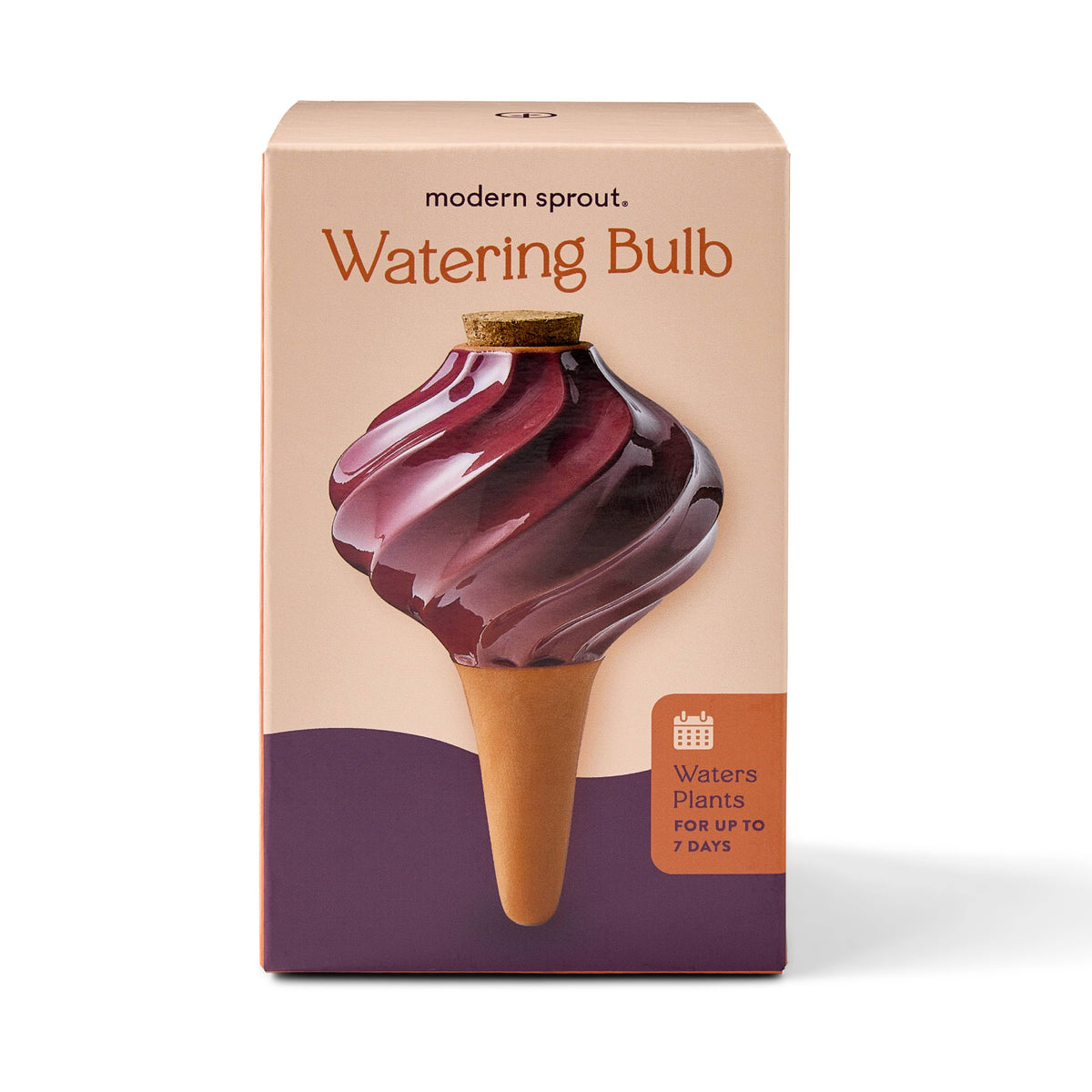 purple terracotta watering bulb